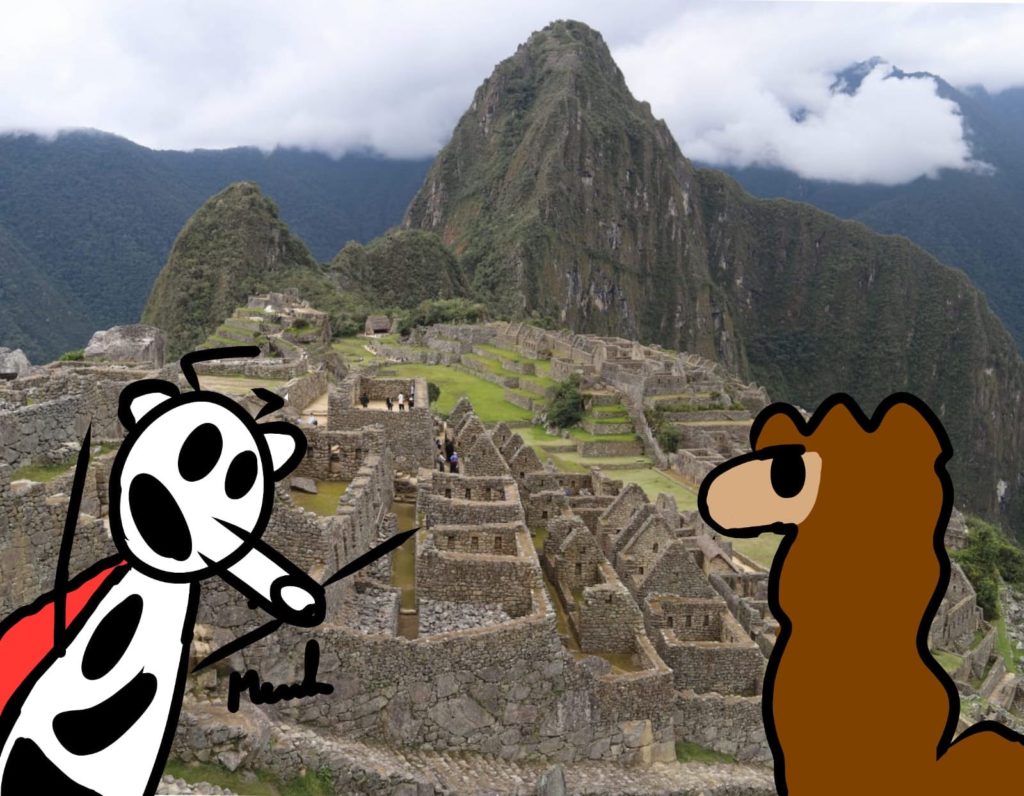 Super Meuh au Machu Picchu