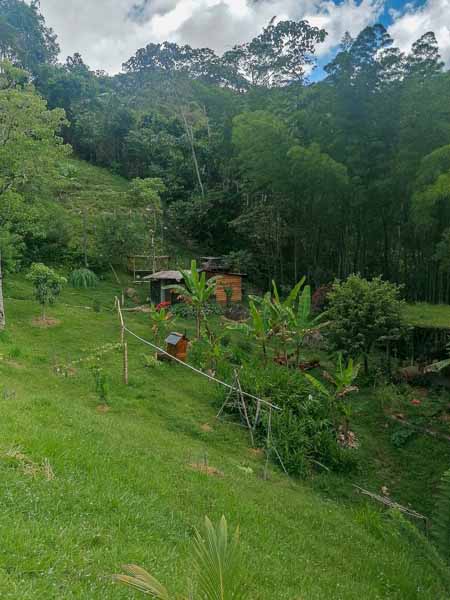 Familia verde eco hostal, Colombia